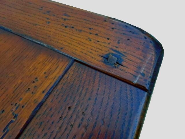 Massive old chene farm table