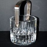 Glaçon Avignon ice bucket in Saint-Louis crystal with BAR WHISKY label
