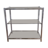 Stretch console glass and chrome