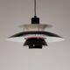 Louis Poulsen ph5 pendant light | Poul Henningsen | restoration | black
