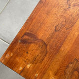 Rectangular wooden coffee table