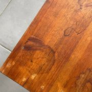 Table basse rectangulaire en bois