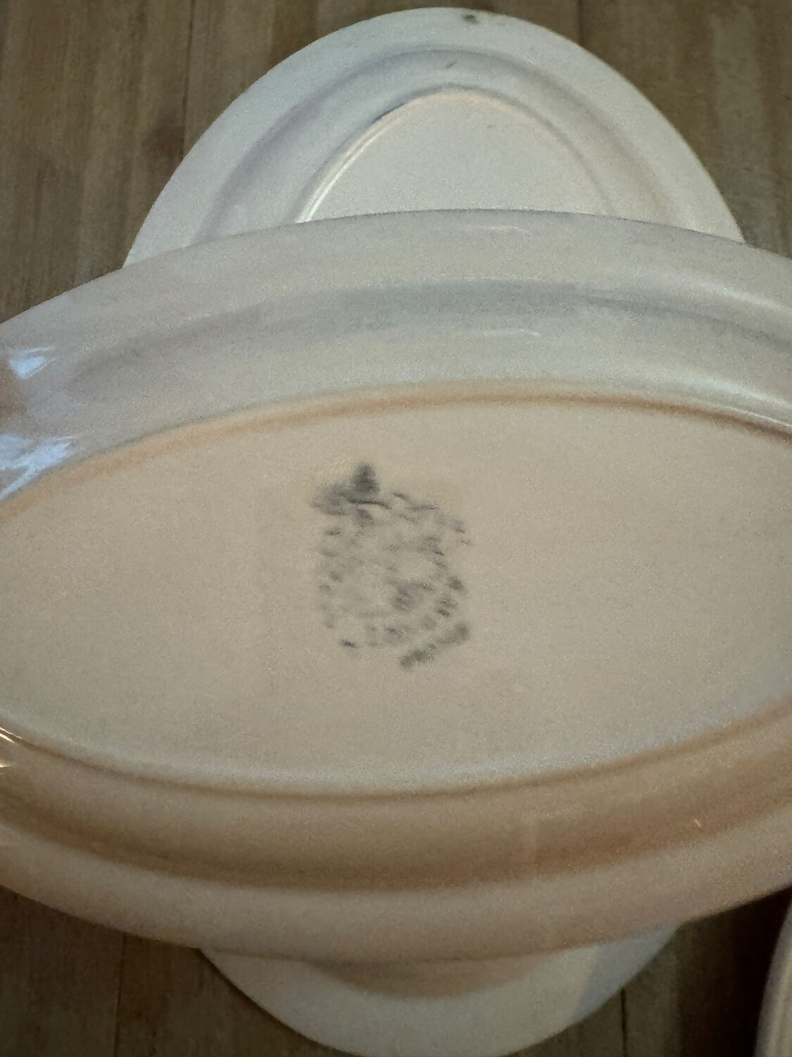 Trio de plats ovales Longwy – modèle Betty.