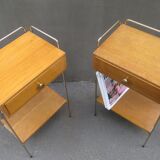 Pair of vintage bedside tables
