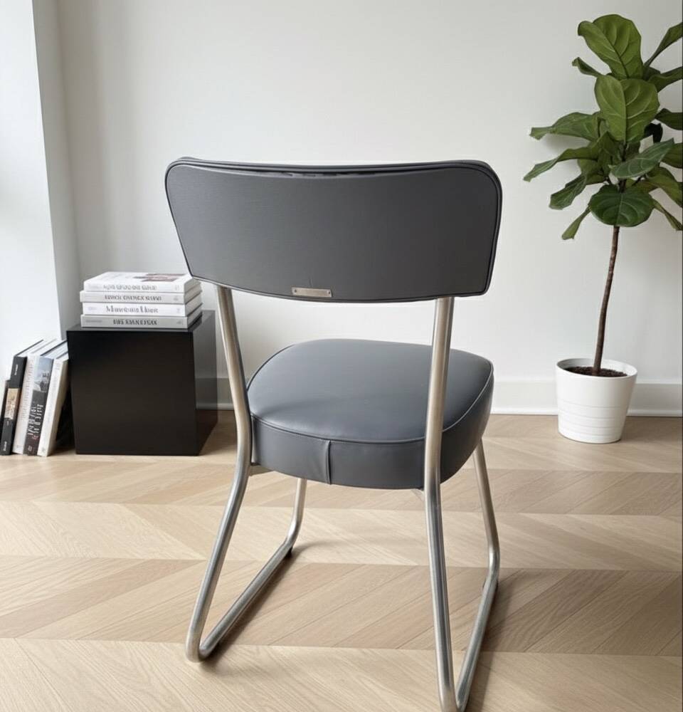 Chaise Designer "Ronéo" années 50 – style industriel - mid-century