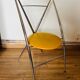 Yamakado chair, chrome and yellow skai
