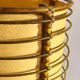 Floor lamp in rattan and japanese paper
