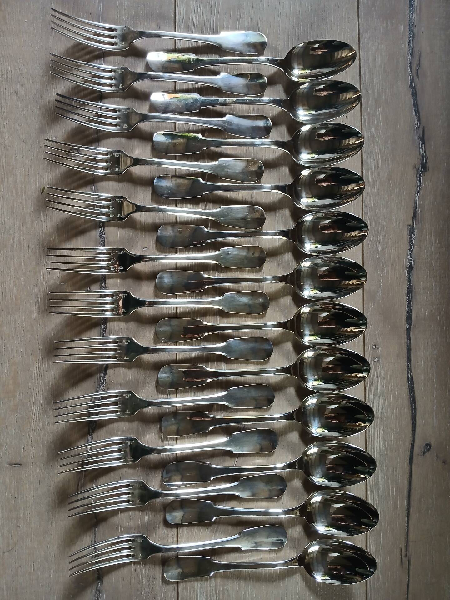 24-piece cutlery set Christofle