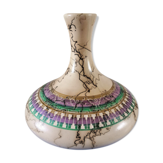 Céramique vase années 50 - 60 signature à identifier