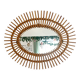 Vintage rattan mirror