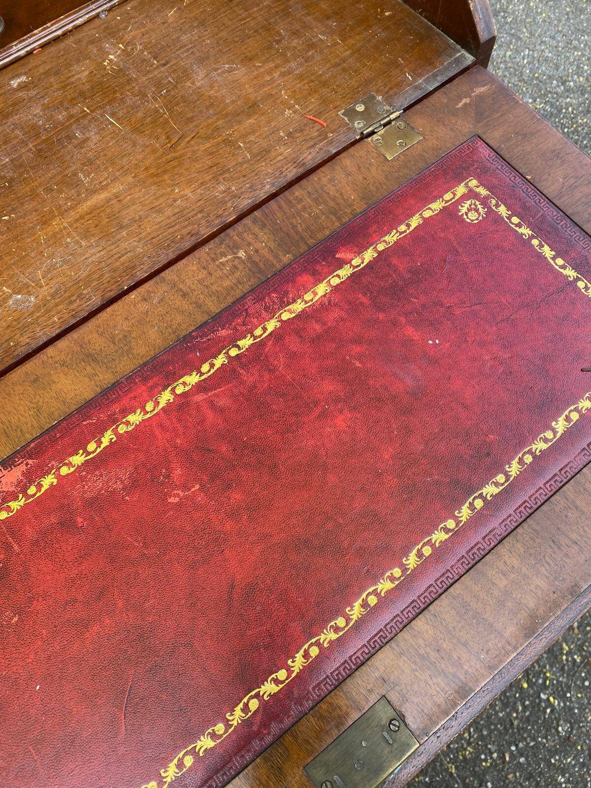 Secrétaire Chippendale en bois du XIXème