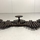 Rattan wall coat rack 1970’s