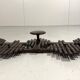 Rattan wall coat rack 1970’s