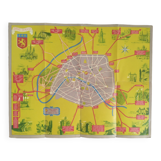 Carte de Paris du Credit Lyonnais