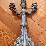 Bougeoir ancien Art Nouveau