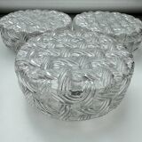 Ceiling Lamp Light Vintage 1970s Basket Weave