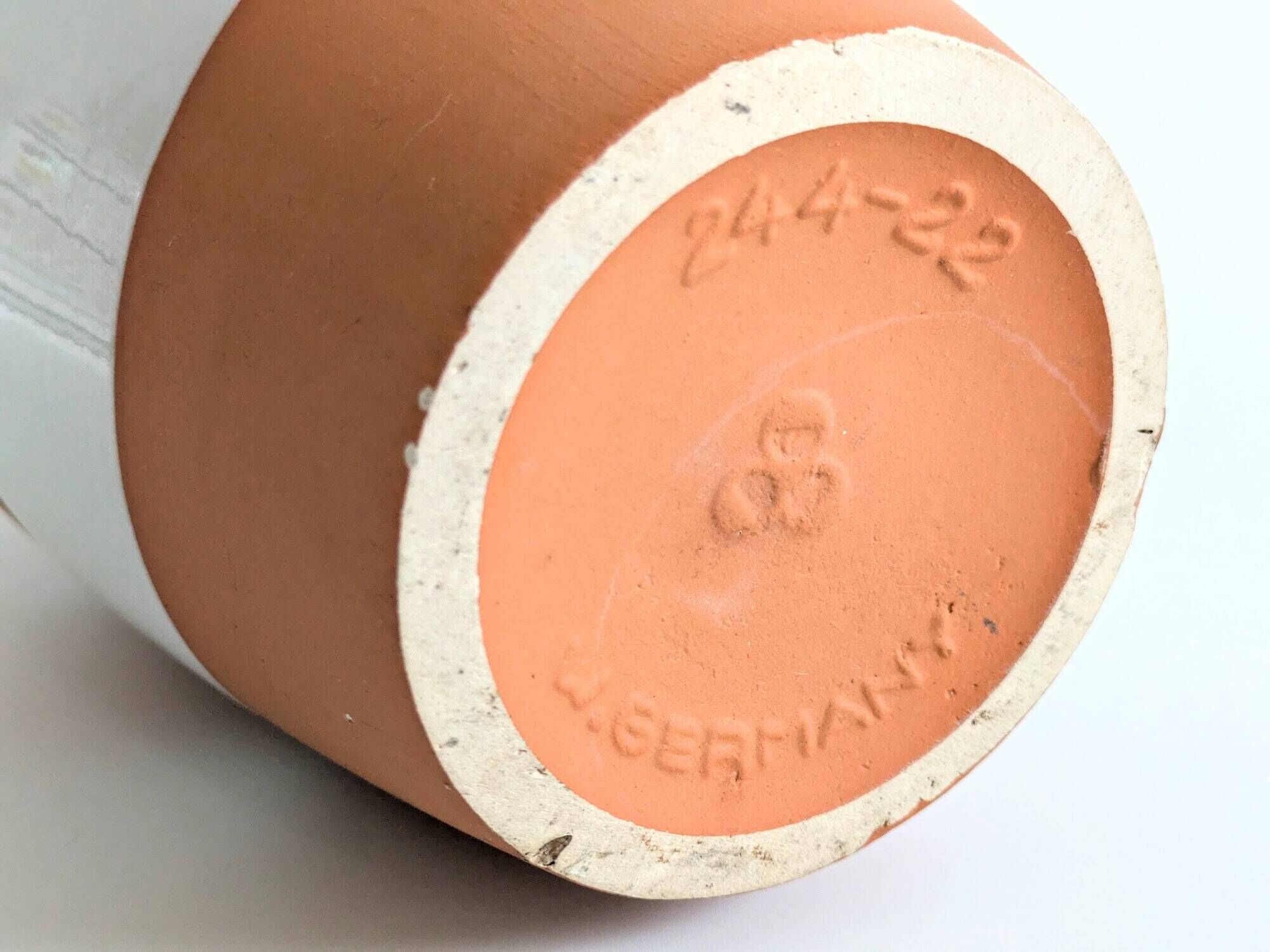 Scheurich Vase | Model 244-22 | West Germany Pottery 1980s