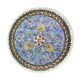 Turkish dish from Kutahya with floral and ethnic motifs