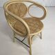 Fauteuil en rotin et cannage