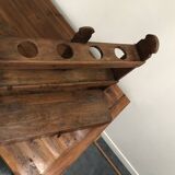 Etagère murale ancienne en bois ayant appartenu à un religieux