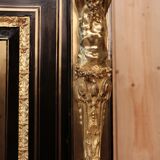 Buffet a height of support in marquetry boulle