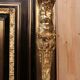 Buffet a height of support in marquetry boulle