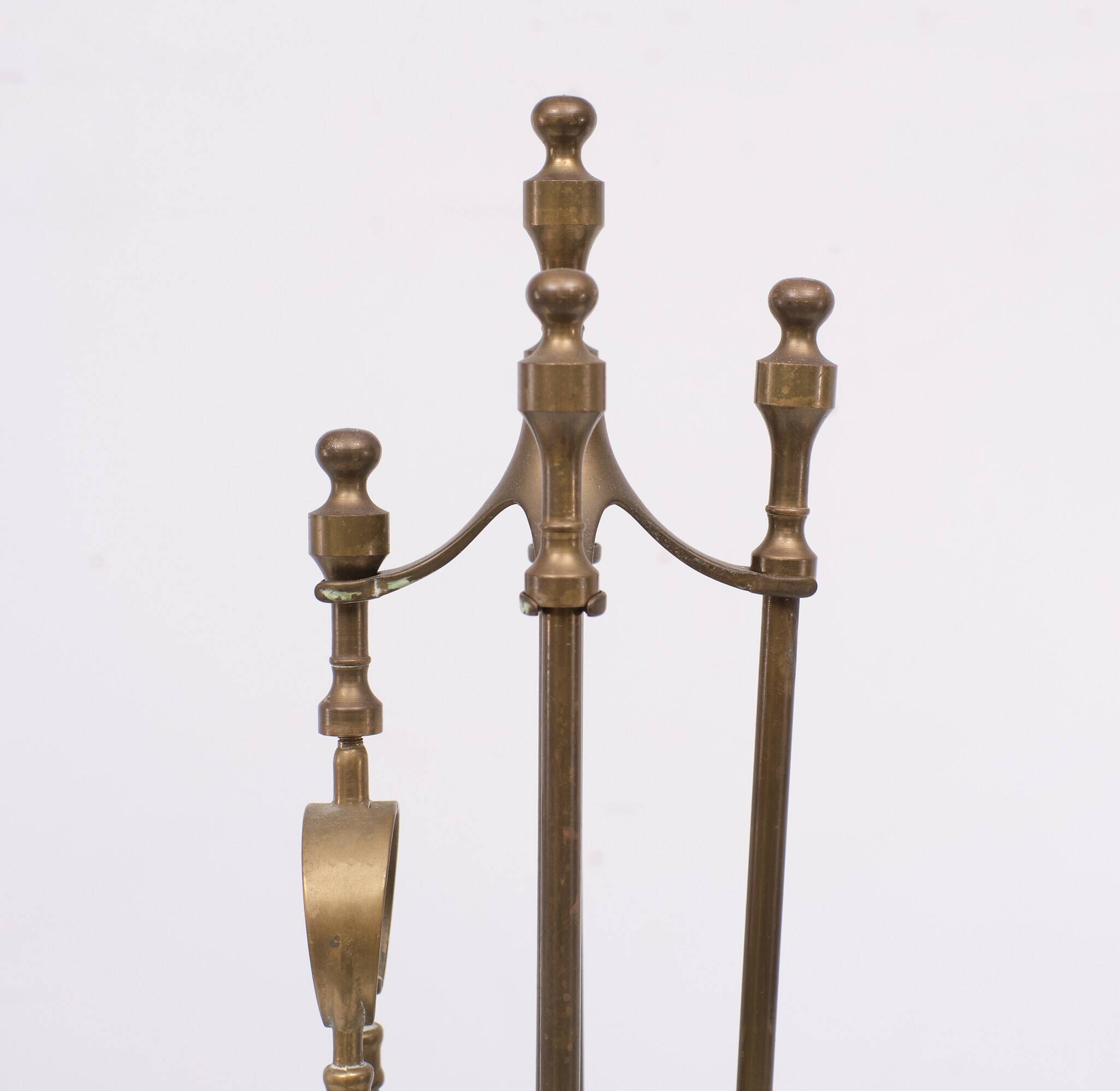 5 piece Brass Fireplace set England