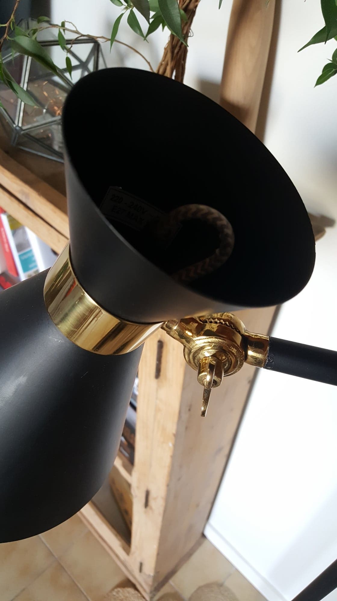 Lampadaire italien diabolo