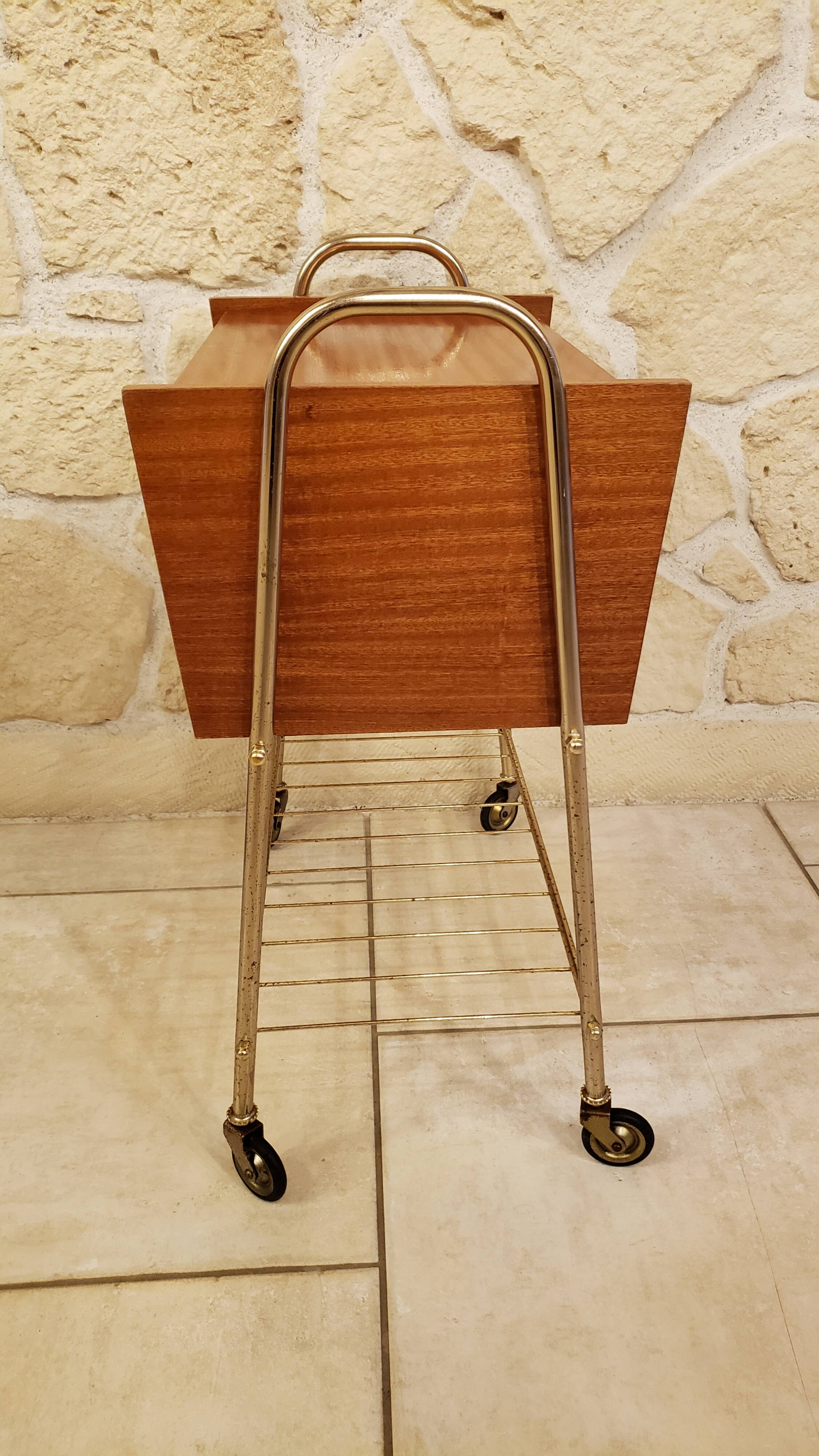 Worker on wheels vintage work box from the 60s