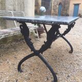 table in marble and base gooseneck