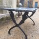 table in marble and base gooseneck