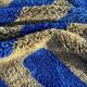 Moroccan blue and beige Berber rug 300x200 cm – handmade