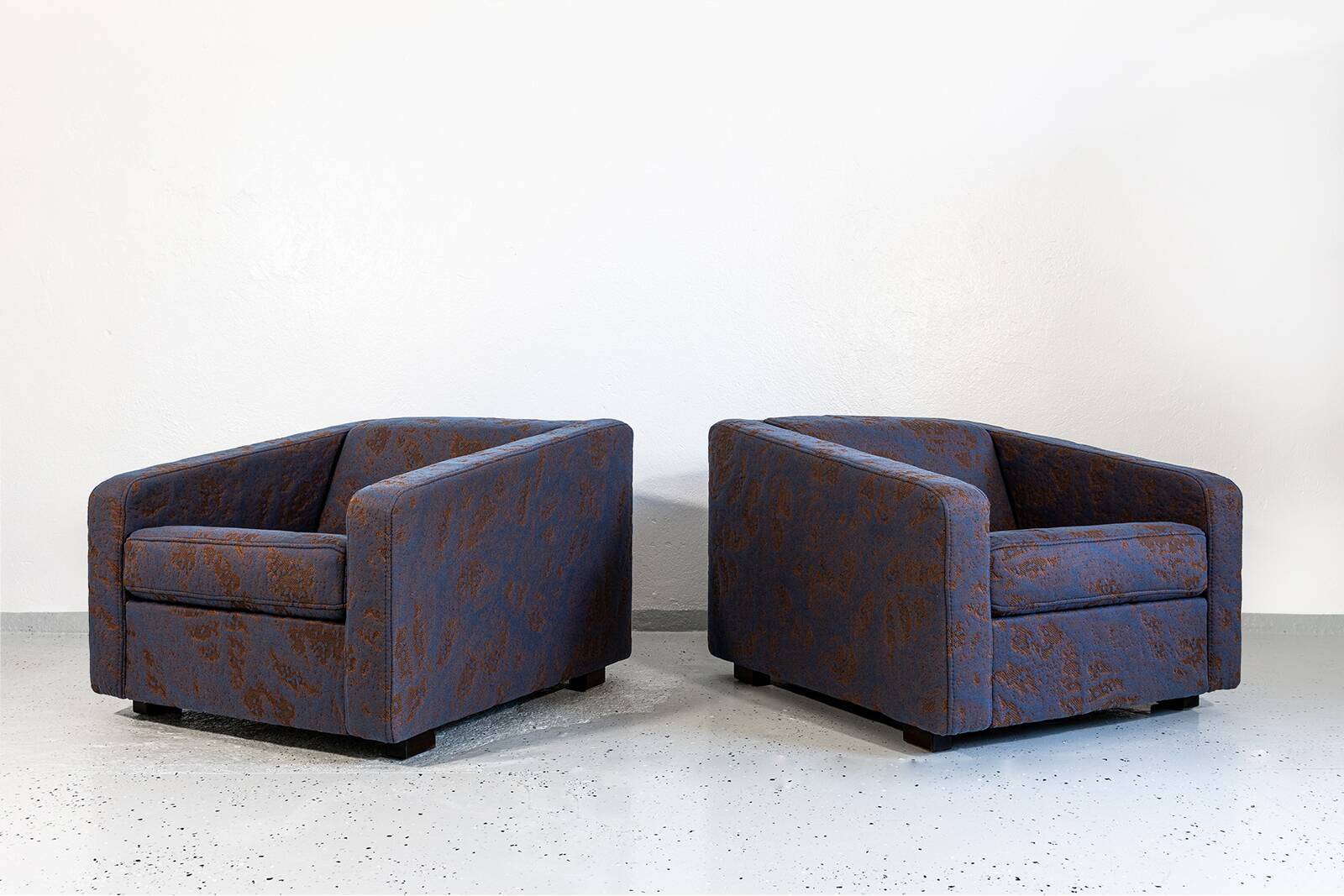 Vintage Geometric Armchairs By Zfm, Poland, 1970s, Set Of 2