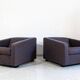 Vintage Geometric Armchairs By Zfm, Poland, 1970s, Set Of 2