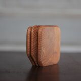 Accessoires fumeur bois signé Jacques Mauhin, nécessaire pour bureau