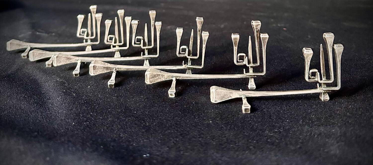Six Brutalist Knife Holders