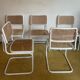 5 Cesca chairs by Marcel Breuer for Thonet