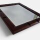 Mid-Century Spanish Wood Wall Mirror– Castilian Style, 1950s