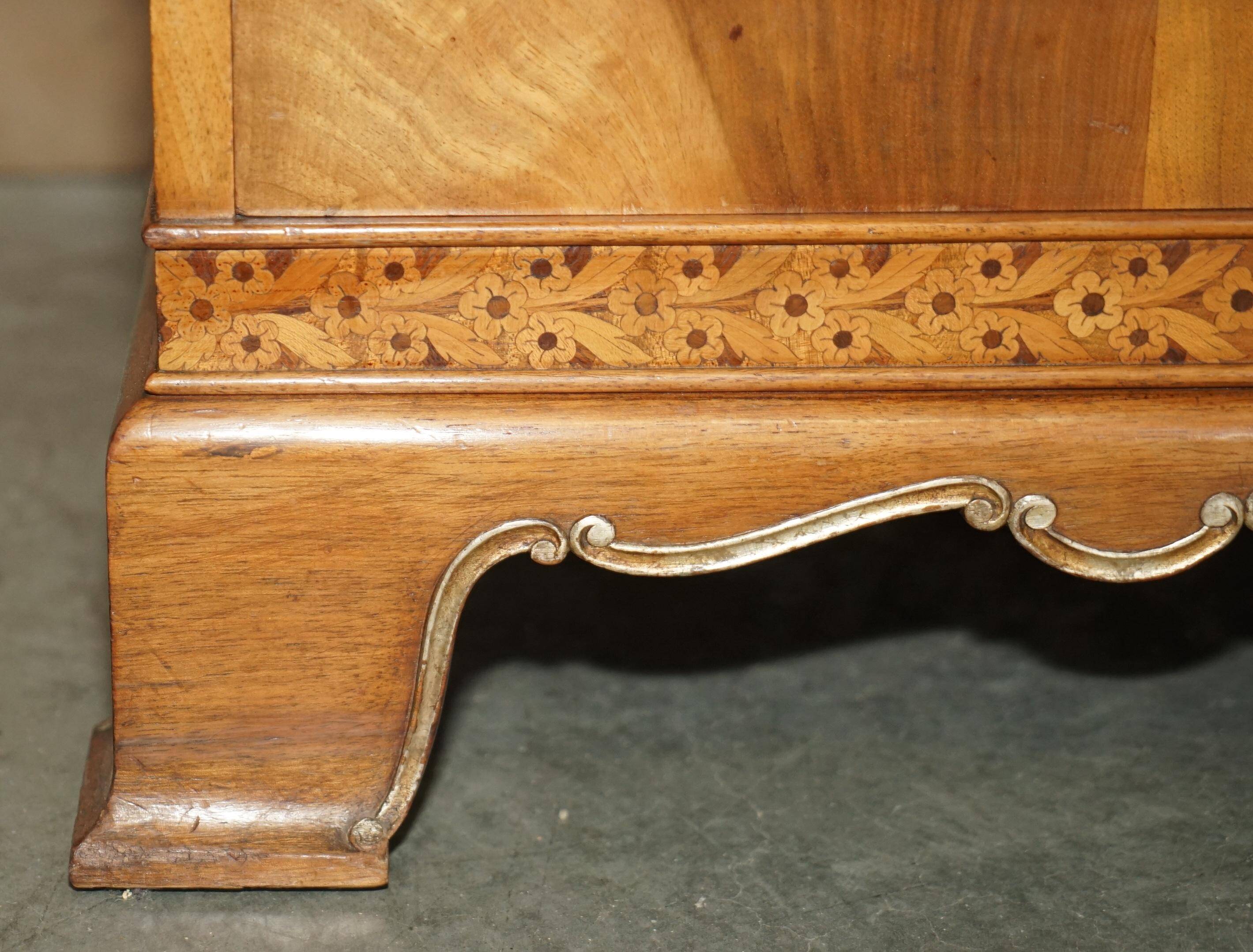 Burr Walnut Commode Waring & Gillow