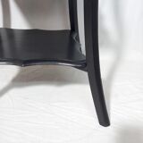 Art nouveau fifth wheel with three levels in black