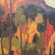 Original Swedish Oil on Canvas – “Orust” by Gösta Arontzon – Signed – Dated 1971 – Vintage & Framed – 58 × 49 cm