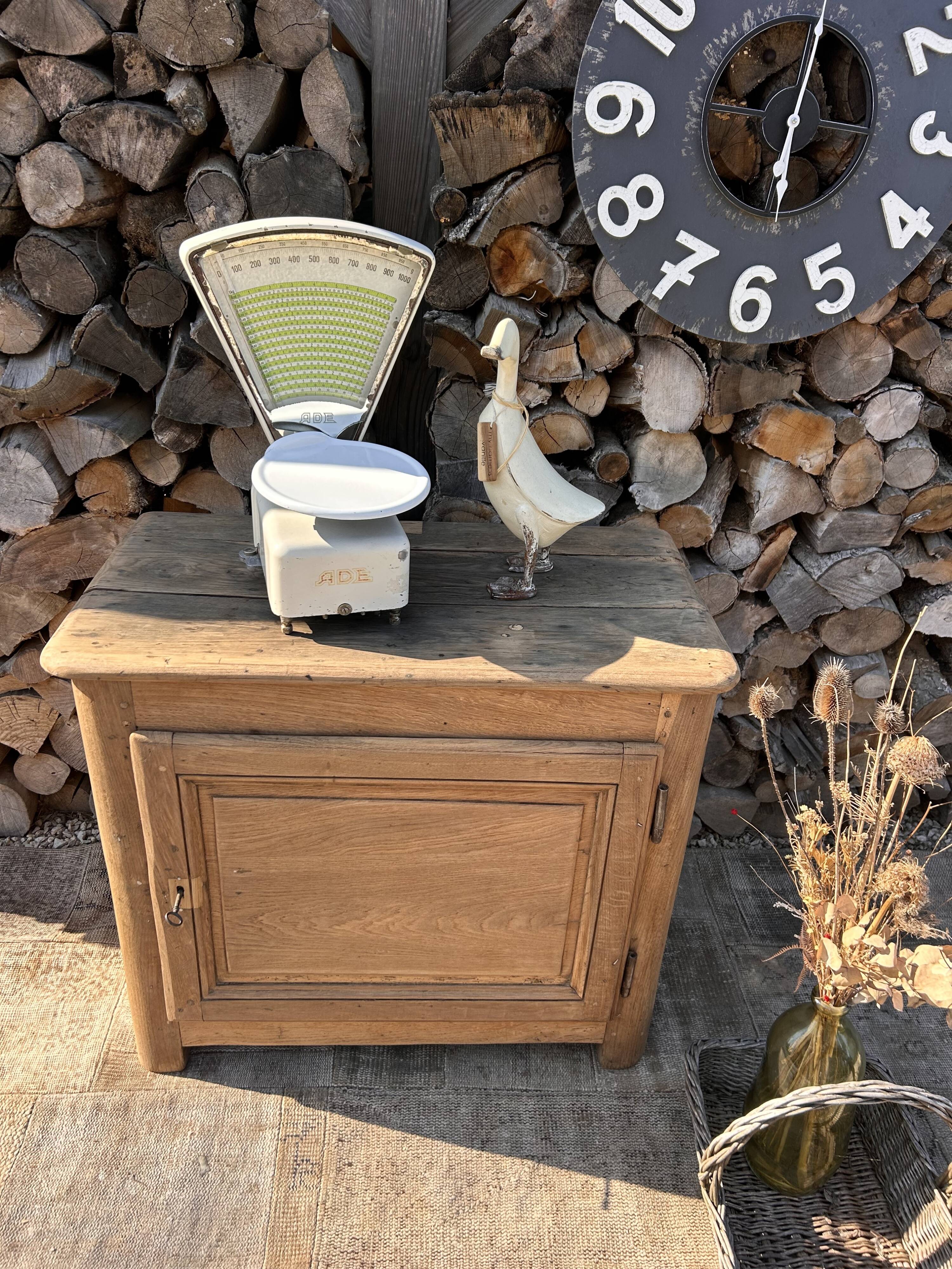 Solid wood confiturier / Renovated antique storage furniture