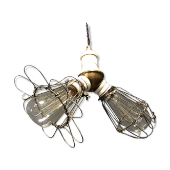 Benjamin double American cage lamp