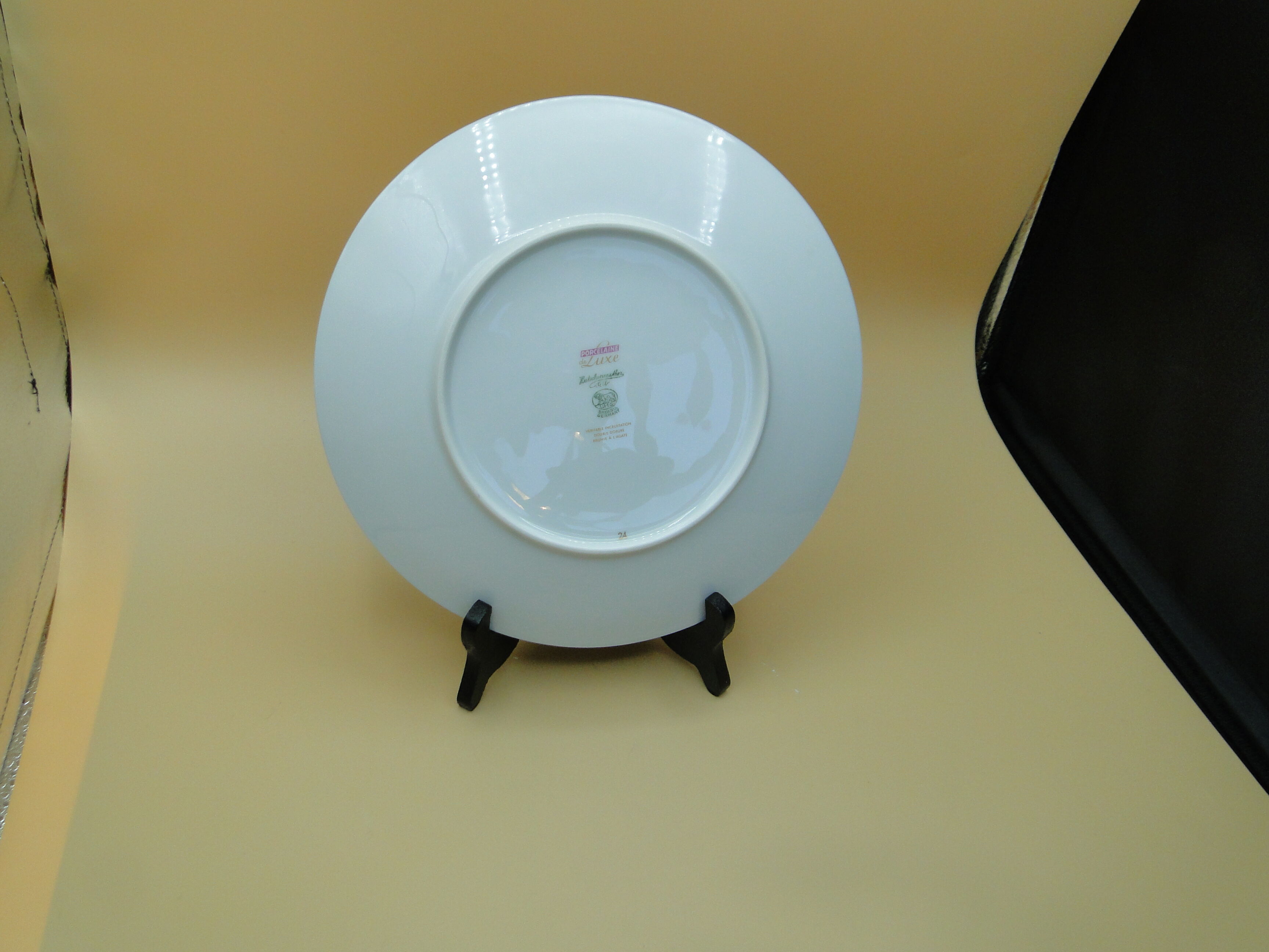 Lot 6 flat plates porcelain hutschenreuther selb bavaria