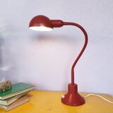 Burgundy flexible casserole lamp, 1960