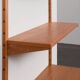 Preben Sorensen Danish teak mid century shelves by PS system Randers, 1960s