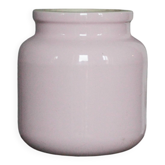 XL porcelain pot, pink porcelain jar, vase, storage, decoration