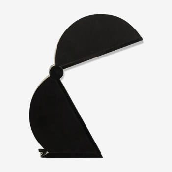 Desk lamp Disco in black plastic designed by Mario Bertorelle circa 1970