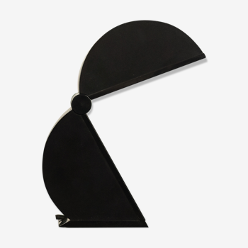 Lampe de bureau Disco en plastique noir conçue par Mario Bertorelle vers 1970