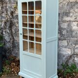 Antique celadon glass Parisian wardrobe H162